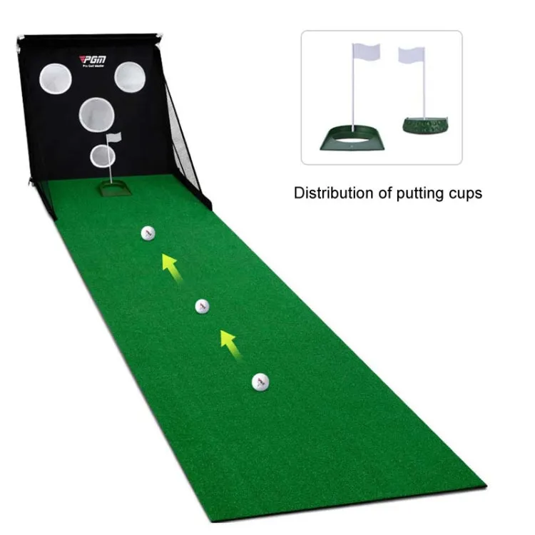 PGM TL033 66x300cm Golf Multifunctional Practitioner Chipping / Putting Practice Portable Exercise Net Golf Blanket