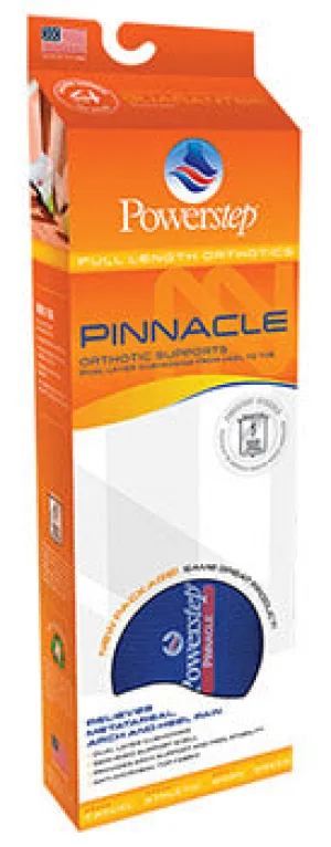 Powerstep Pinnacle Full Length Orthotic Supports [Pinnacle Full Length] - CLEARANCE