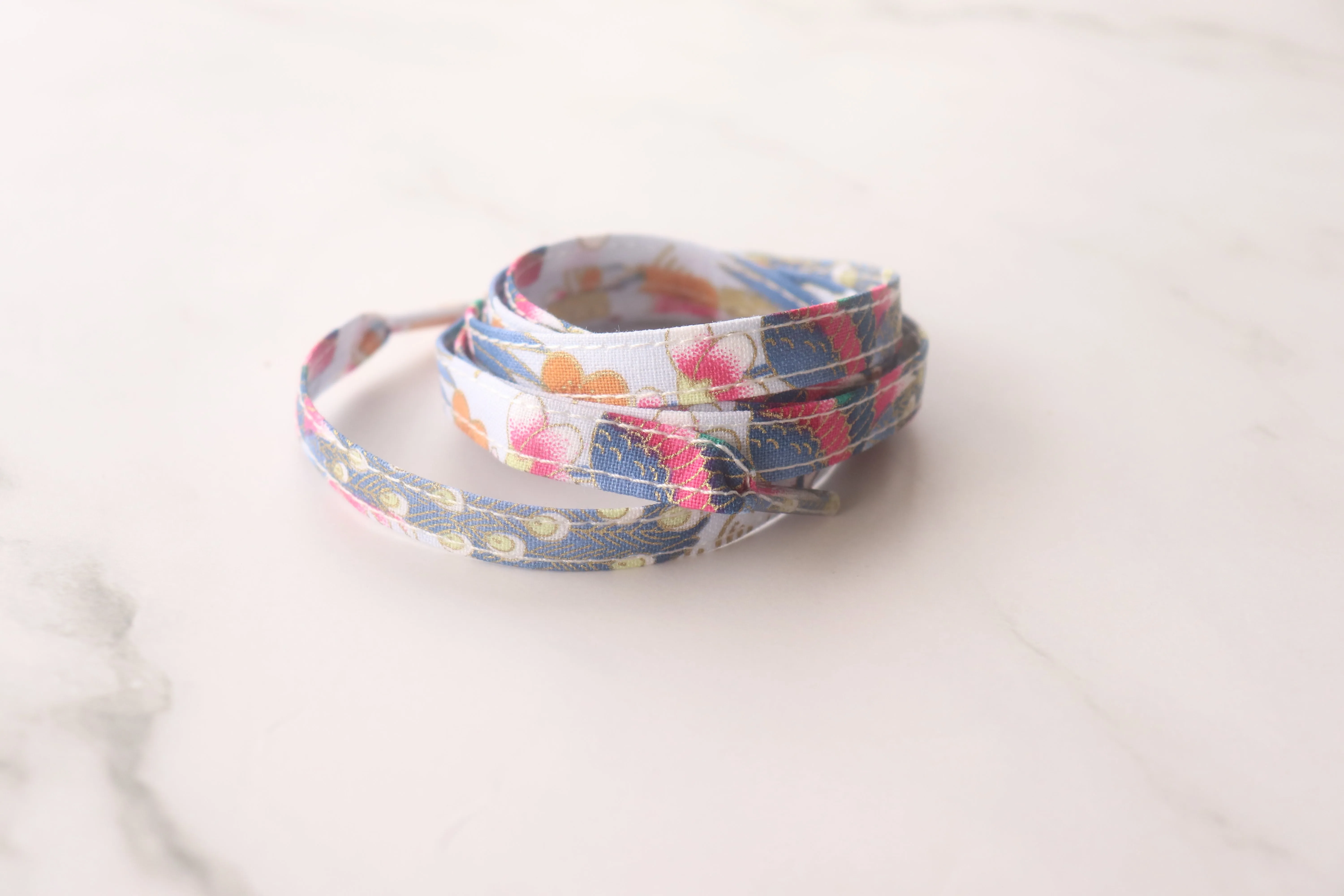 PRINTED Fabric COLORED SHOELACES