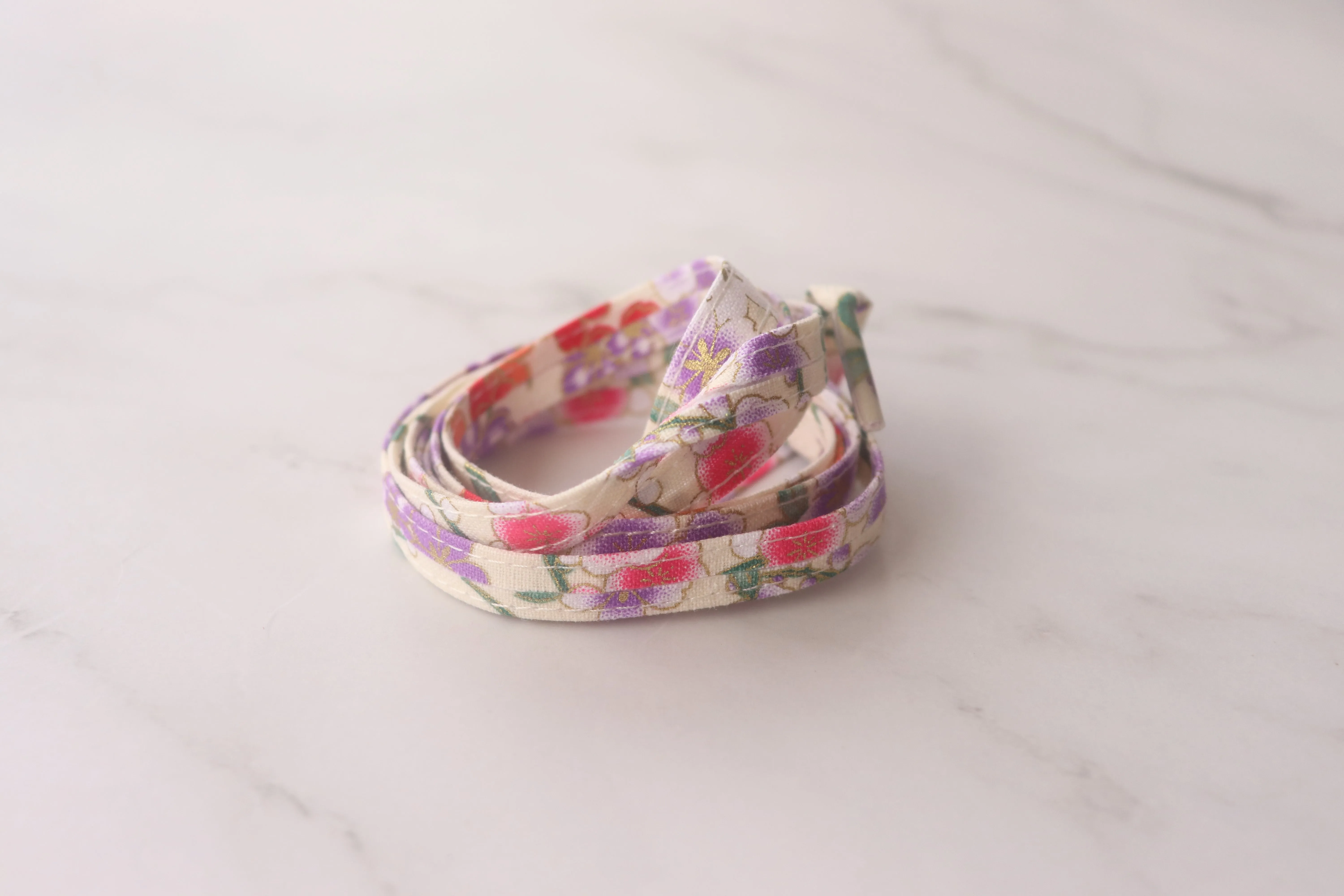 PRINTED Fabric COLORED SHOELACES