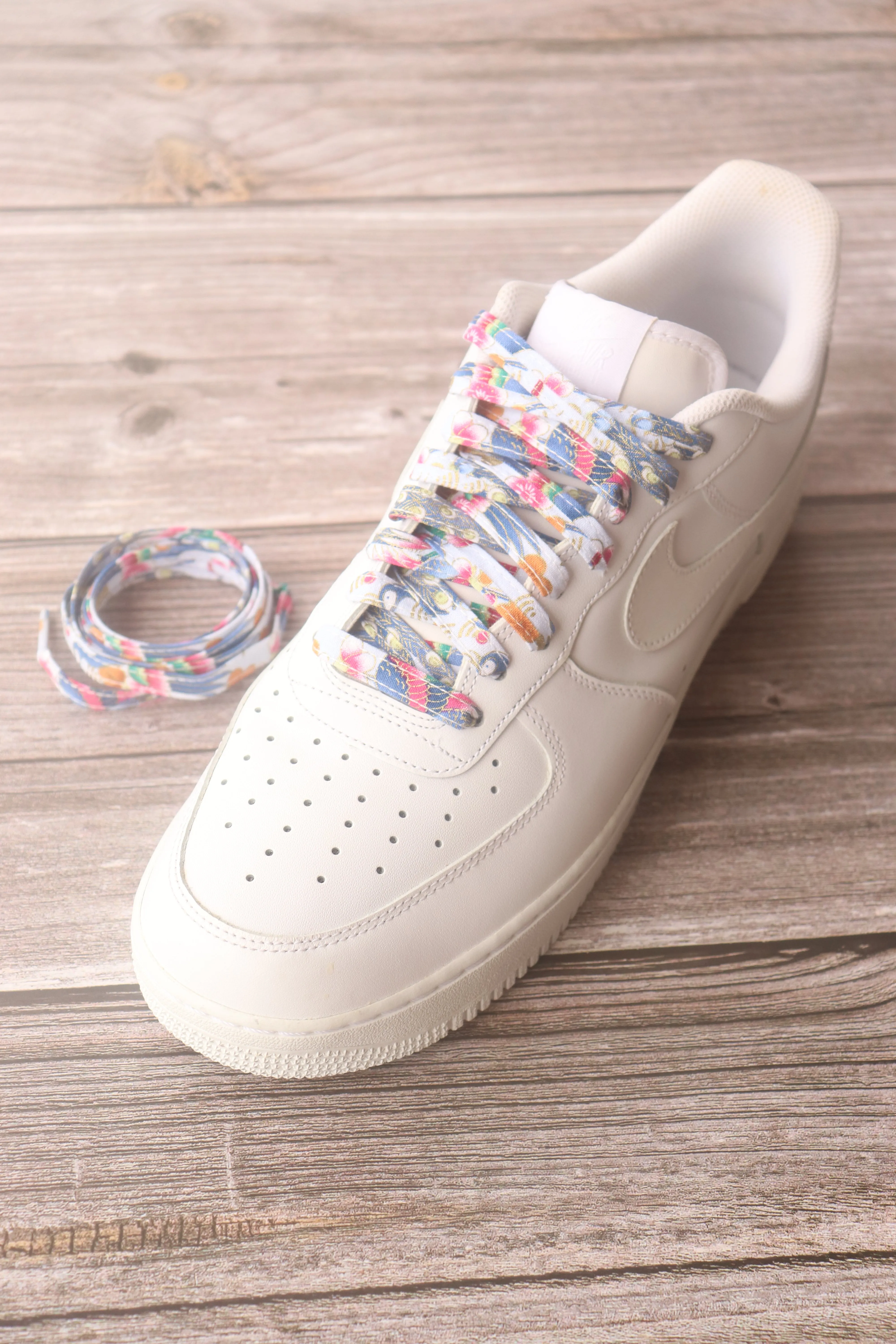 PRINTED Fabric COLORED SHOELACES