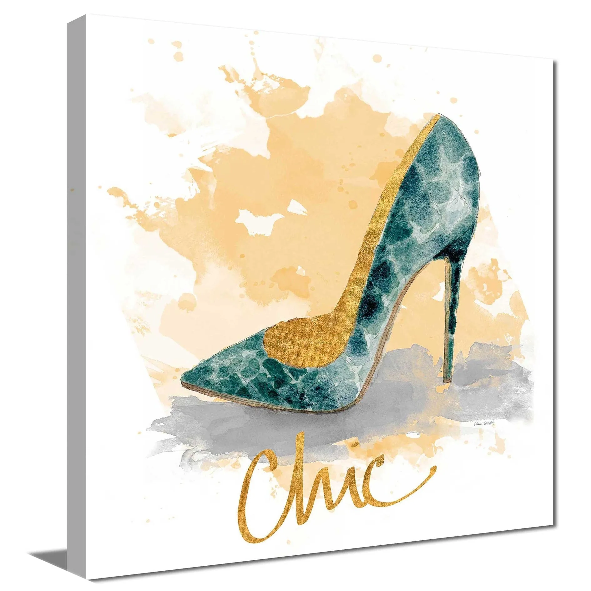 "Chic Shoes" Print on Canvas