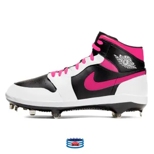 "Pink Panda" Jordan 1 Retro Cleats