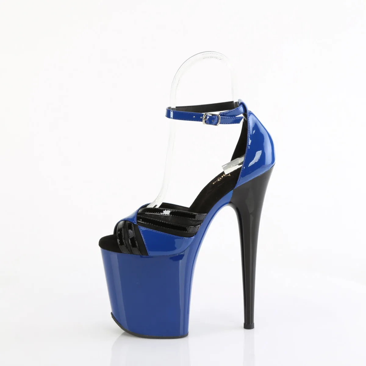 Retro Style Blue Pole Sandals Flamingo-884