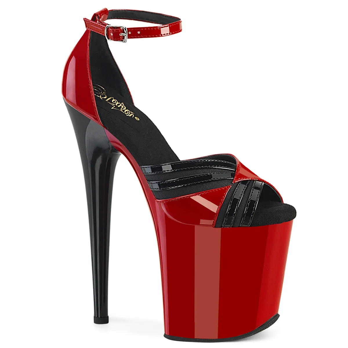 Retro Style Red Pole Sandals Flamingo-884