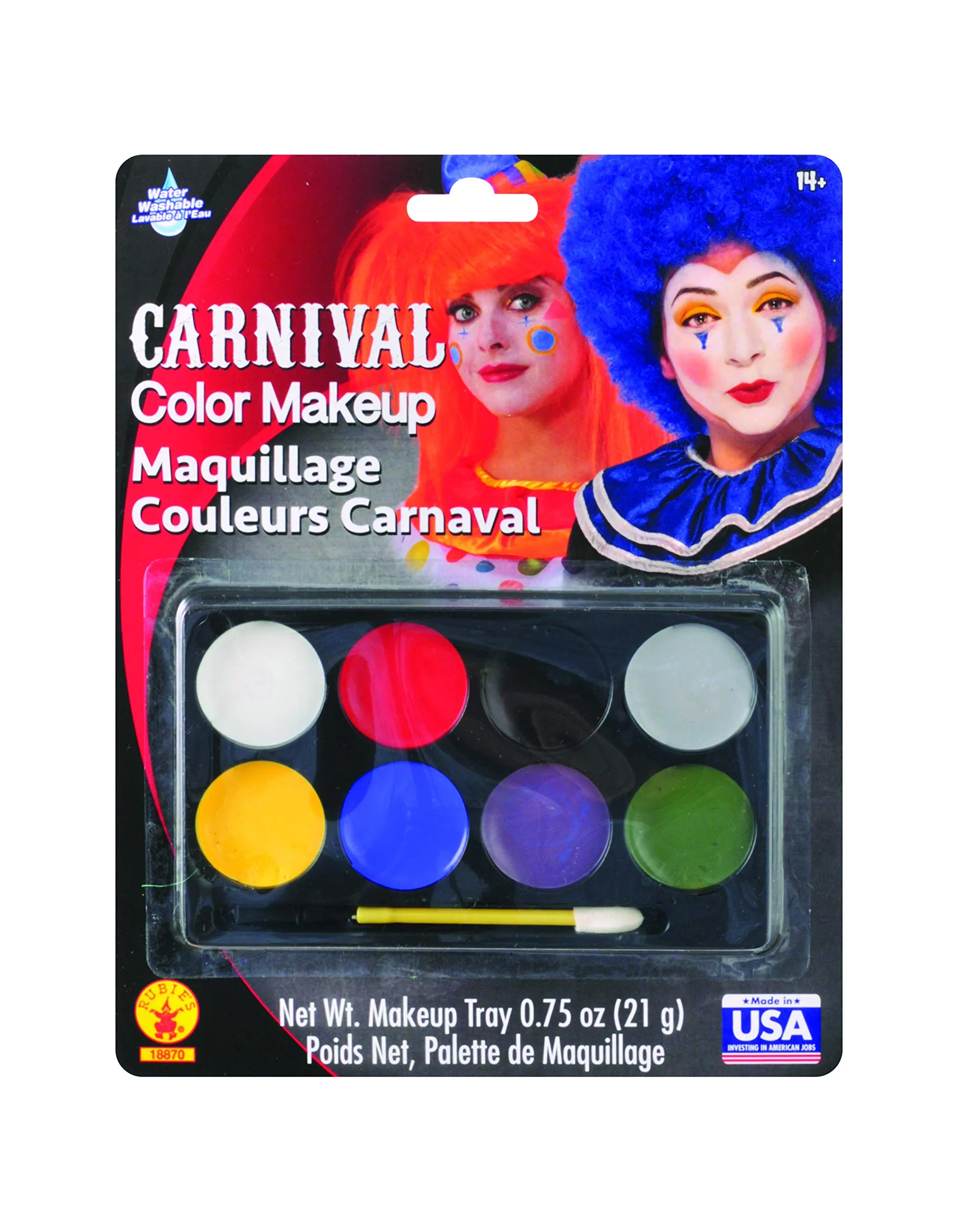 Rubie's Carnival Color Adult Makeup Kit