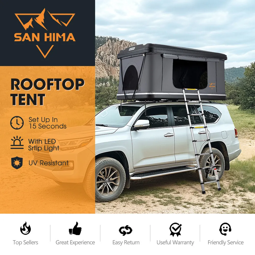 San Hima Jervis Loft Rooftop Tent Pop Up Hardshell With Ladder Waterproof 4x4