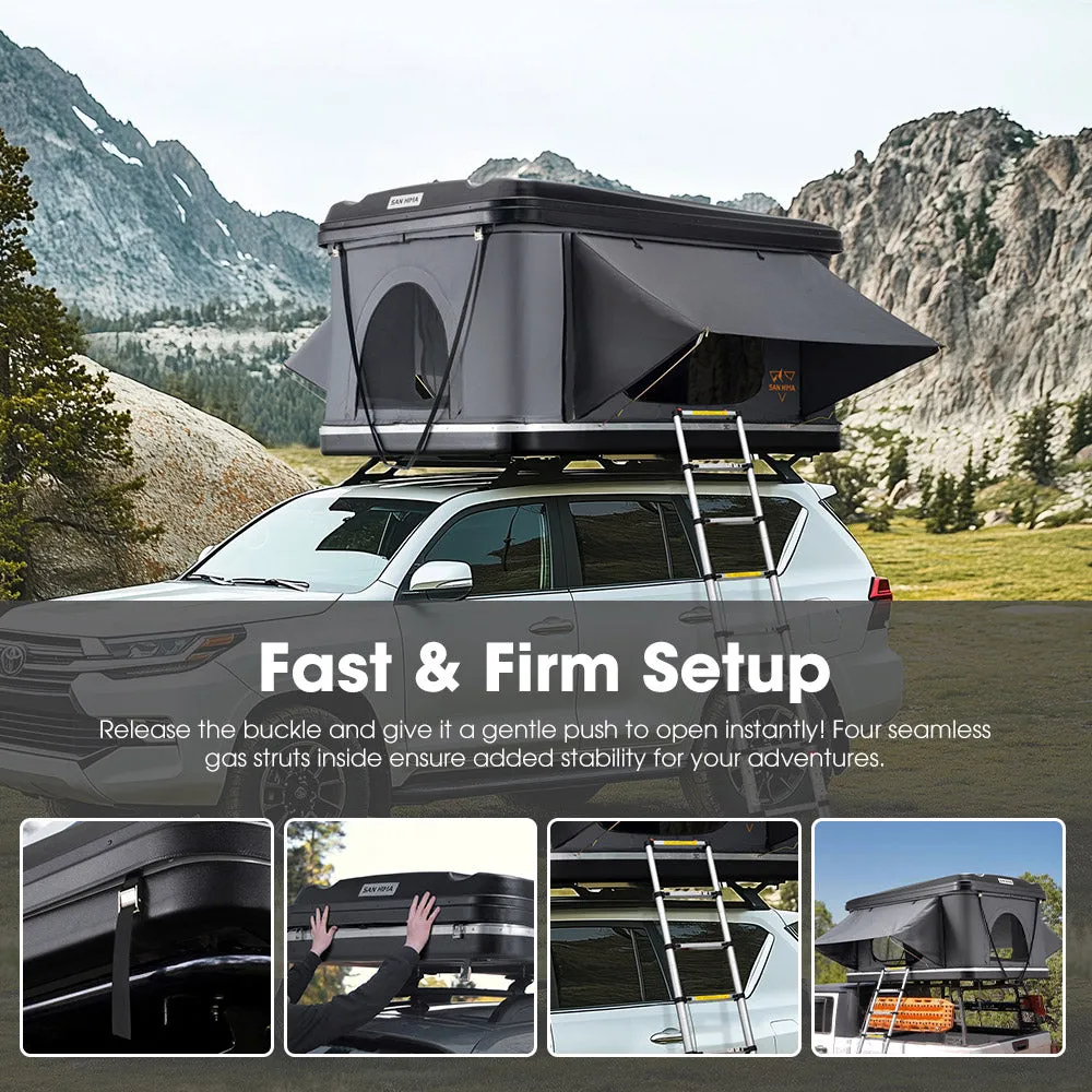 San Hima Jervis Loft Rooftop Tent Pop Up Hardshell With Ladder Waterproof 4x4