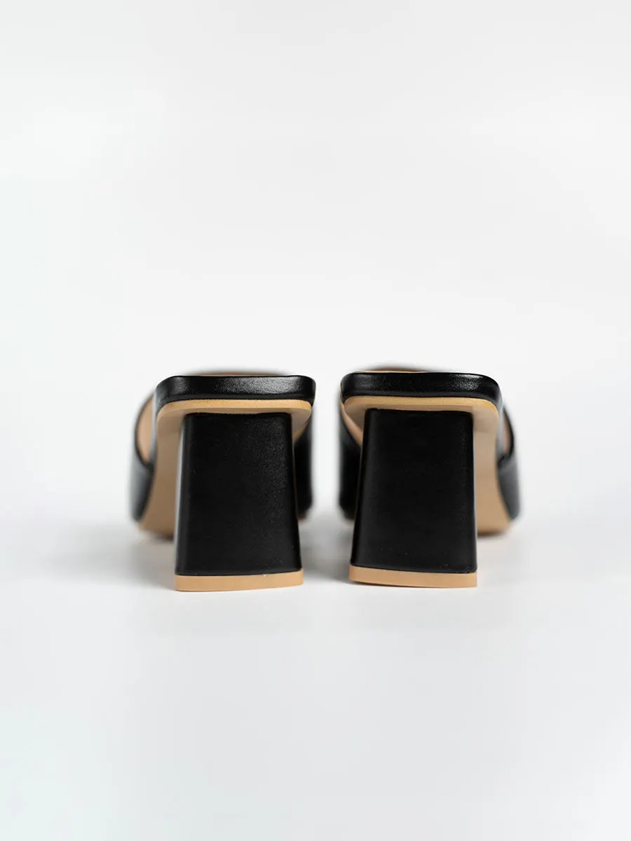 Sasha Heel Mules