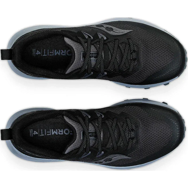 Saucony Peregrine 14 Men's Wide- Black/Carbon