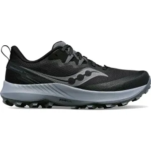 Saucony Peregrine 14 Men's Wide- Black/Carbon