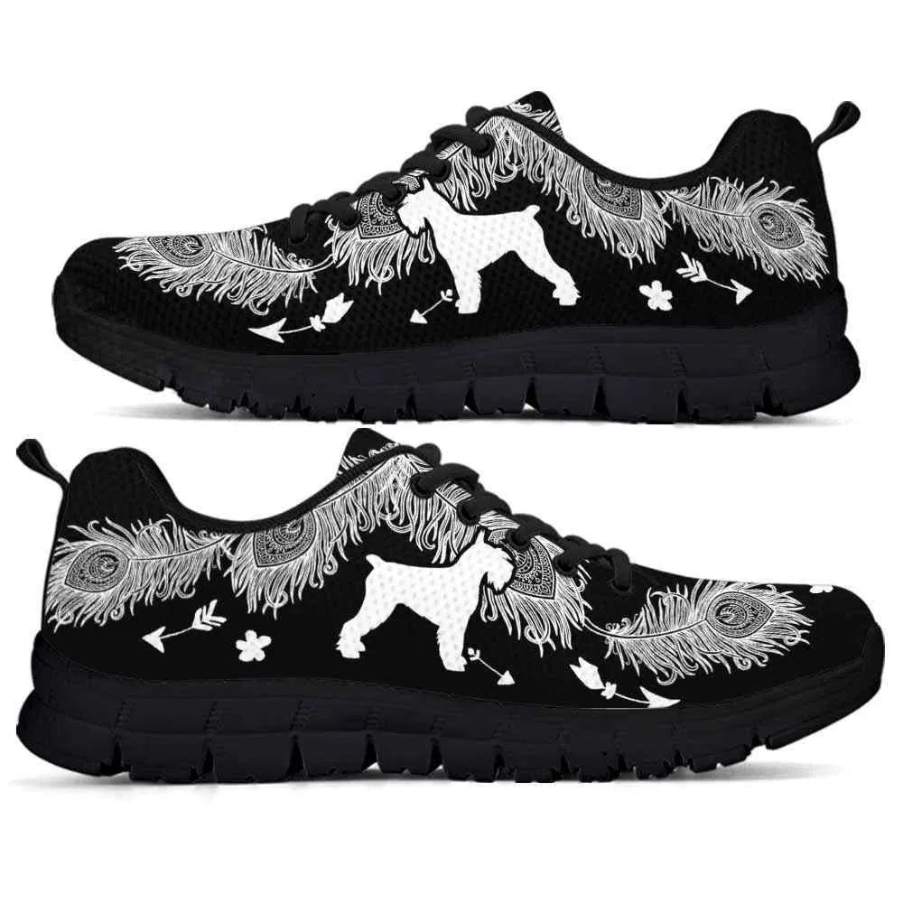 Schnauzer Sneaker, Schnauzer Dog Lovers Sneakers Running Shoes Gift Women Men Dog Mom Dog Dad, Schnauzer Shoes