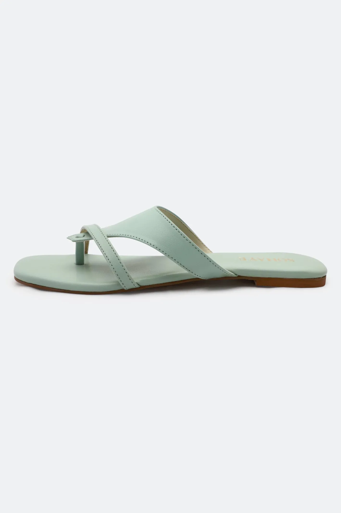 Sea Green Slippers for Women