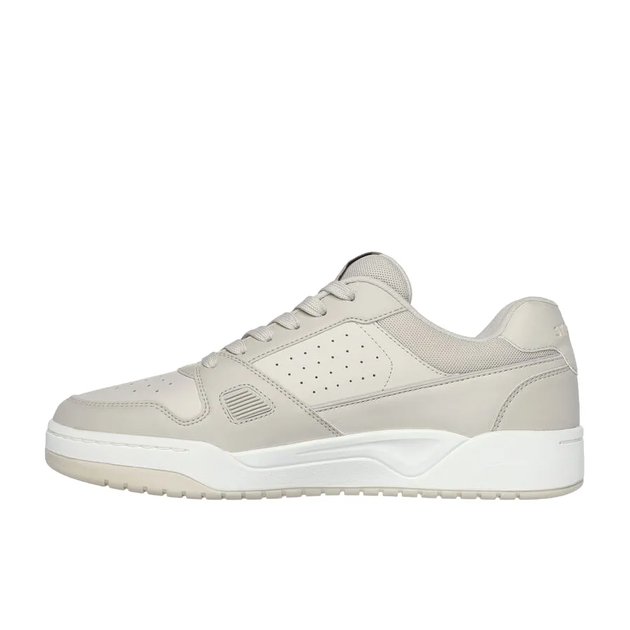 Skechers scarpa sneakers da uomo Koopa Tiebreak Low 183250/OFWT bianco spento