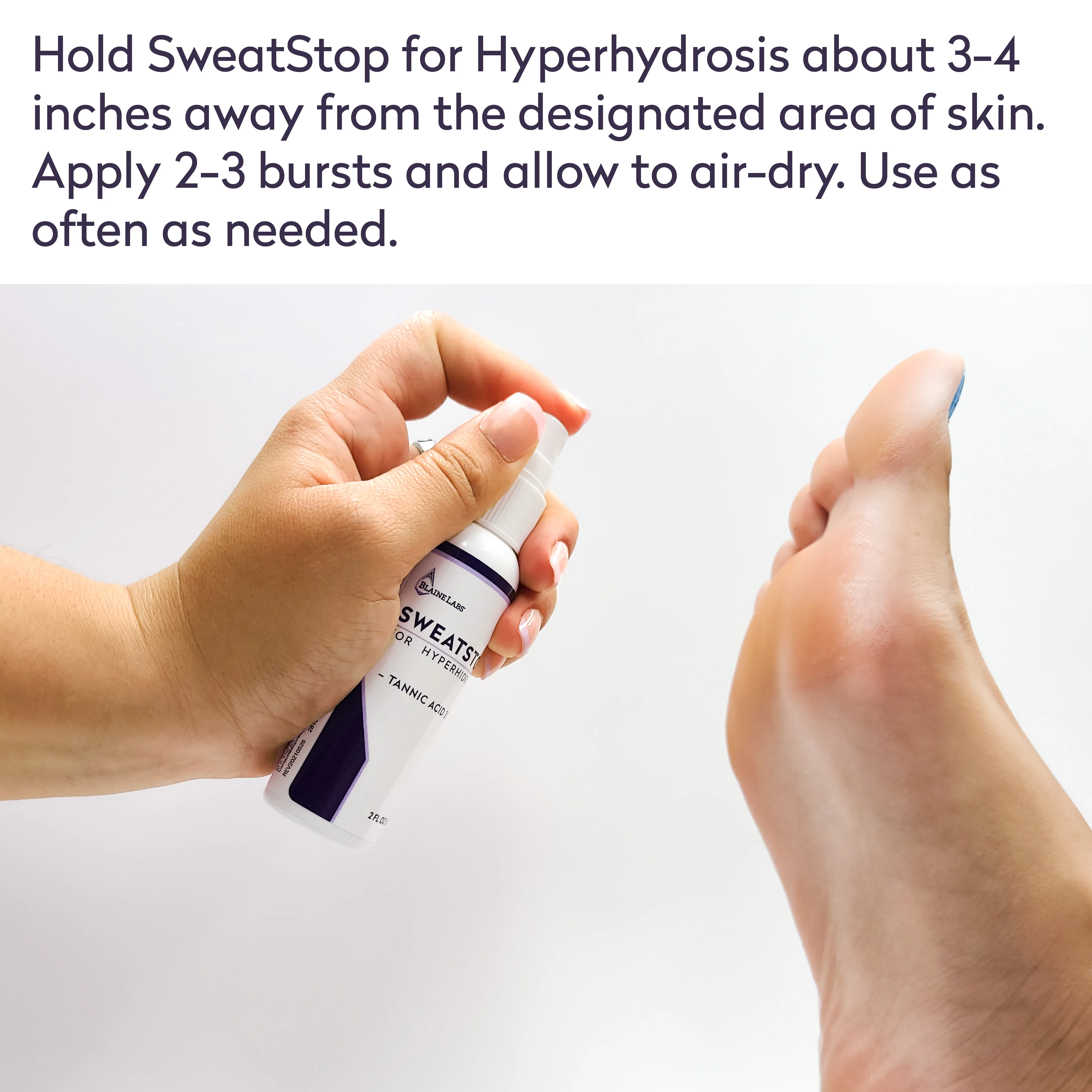 Sweatstop™ for Hyperhidrosis/Sweaty Feet