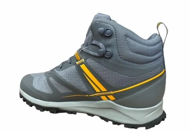 The North Face scarpa da trail da uomo Litewave Mid Futurelight NF0A4PFEZM31 grigio zinco giallo zafferano