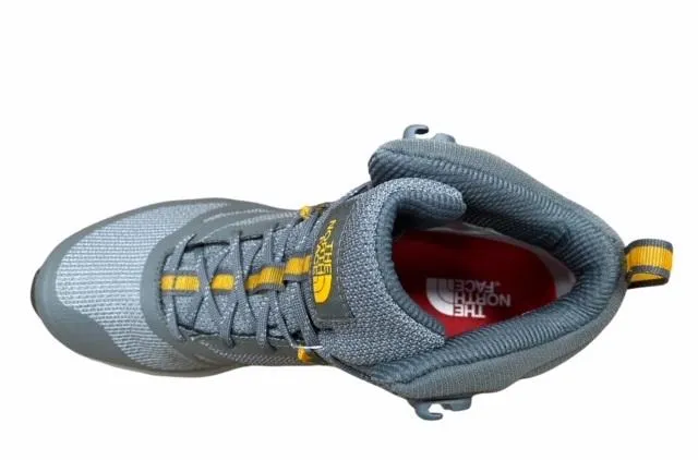 The North Face scarpa da trail da uomo Litewave Mid Futurelight NF0A4PFEZM31 grigio zinco giallo zafferano