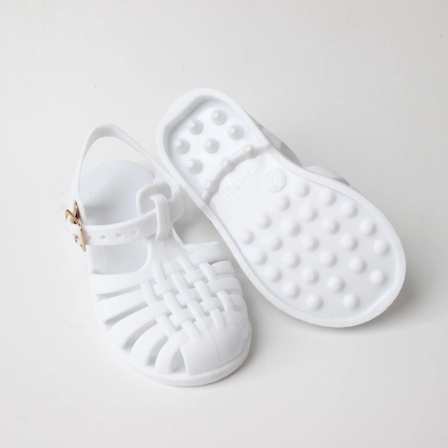 Toddler & Kids White Jelly Sandal