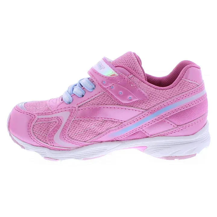 Tsukihoshi Kid's Glitz Sneaker - Pink/Light Blue