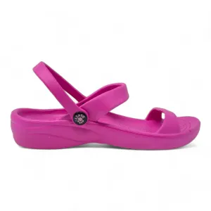 Women's 3-Strap Sandals - Hot Pink