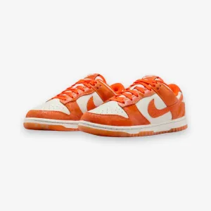 Women's Nike Dunk Low Light Bone Safety Orange FN7773-001