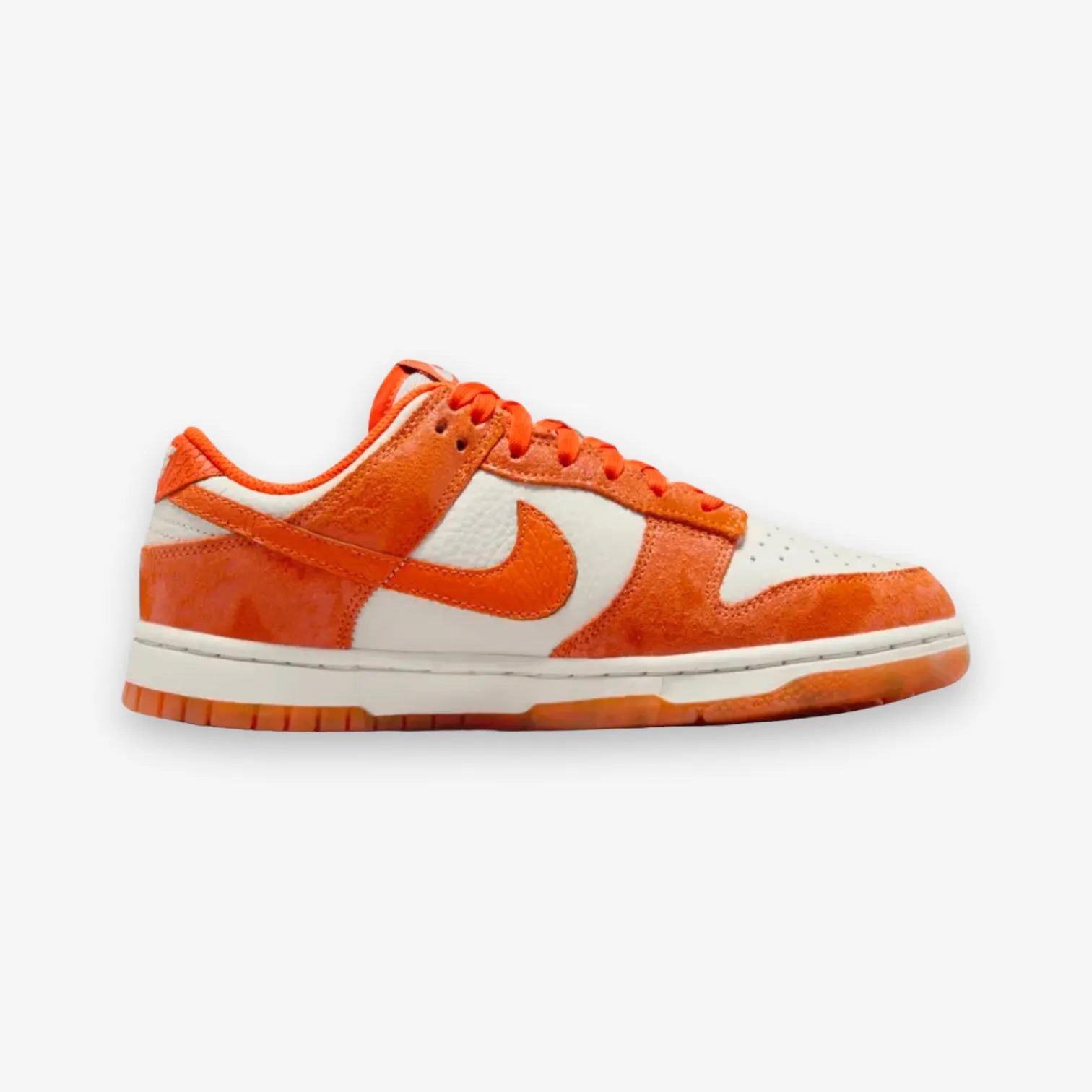 Women's Nike Dunk Low Light Bone Safety Orange FN7773-001